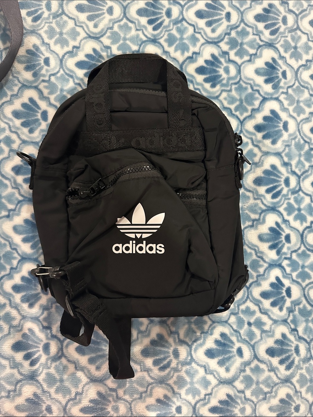 adidas Originals Black Mini Backpack